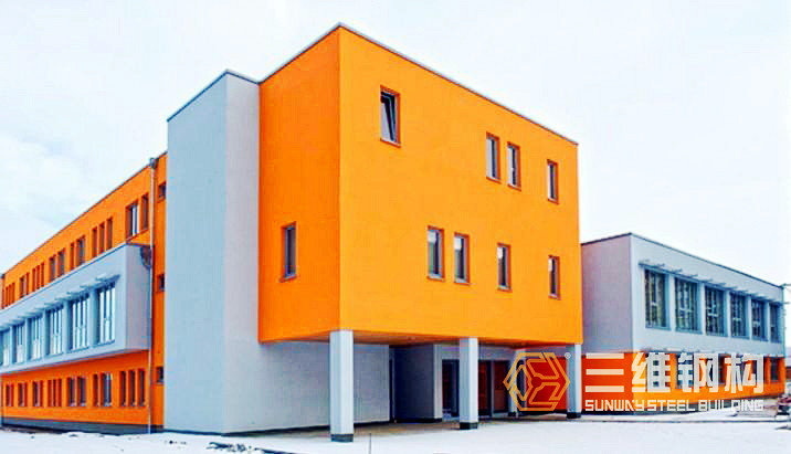 三維鋼結構建筑