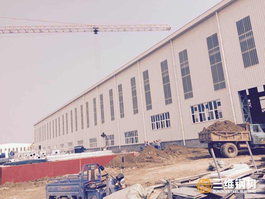 三維鋼結構廠房